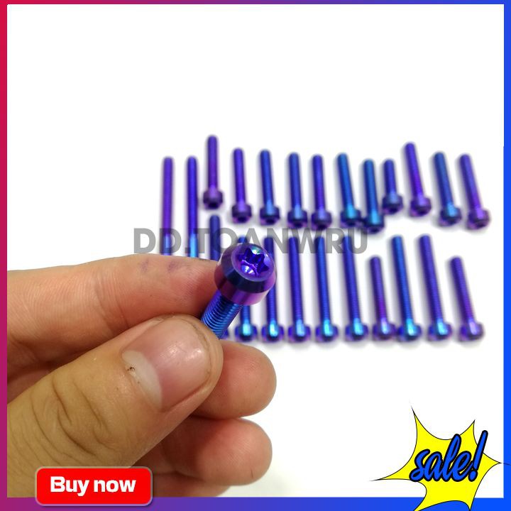 Full Bộ Ốc Gắn Lốc Máy cho xe Raider Xăng cơ - Siêu chất Siêu rẻ