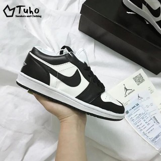 Giày Jordan 1, Giày Sneaker JD1 Panda Đen Trắng Cổ Thấp Full Size (36-43) -TuhoShop.com