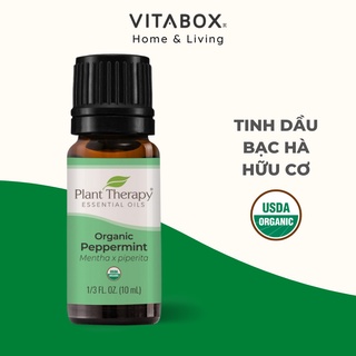 Plant Therapy - Tinh dầu hữu cơ Bạc Hà - Organic pure essential oil