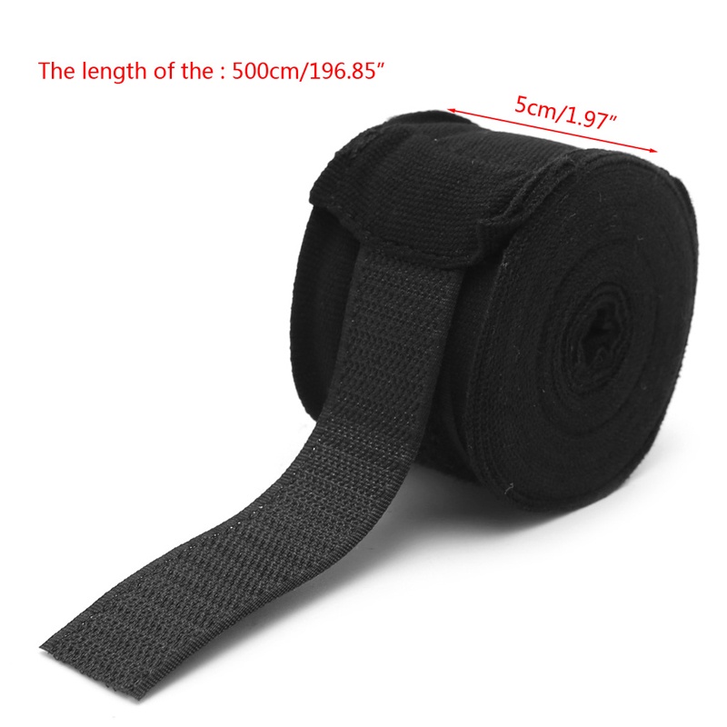 1 Cặp Băng Quấn Tay Boxing 5m Bằng Nhựa Co Giãn Thoáng Khí
