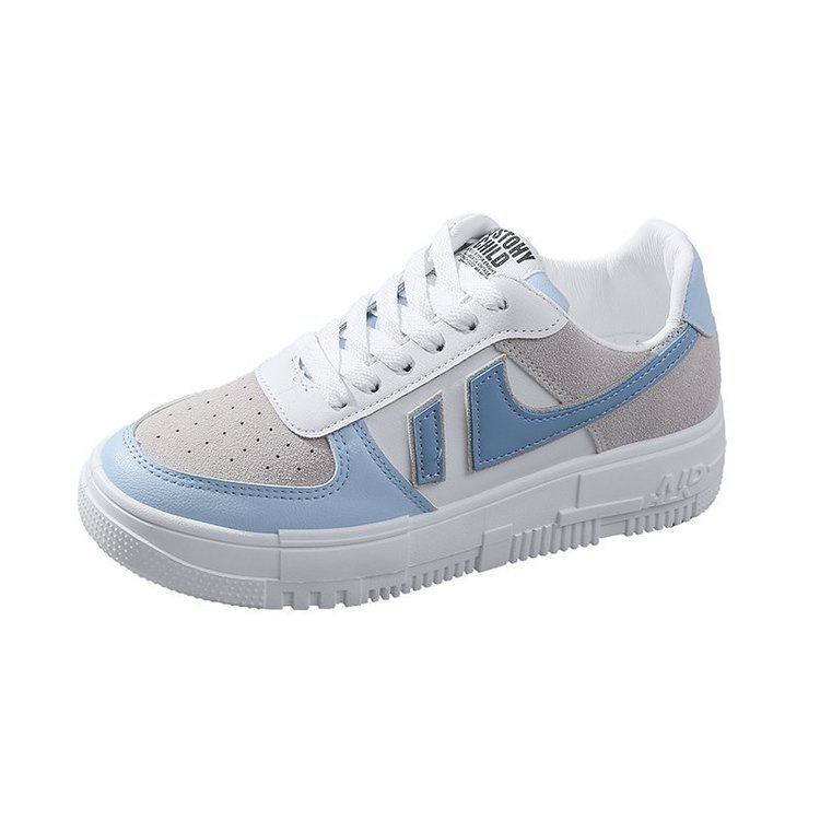 Giày thể thao nữ sneaker siêu nhẹ phối màu độn đế tăng chiều cao có lỗ thông hơi thoáng khí hot 2022