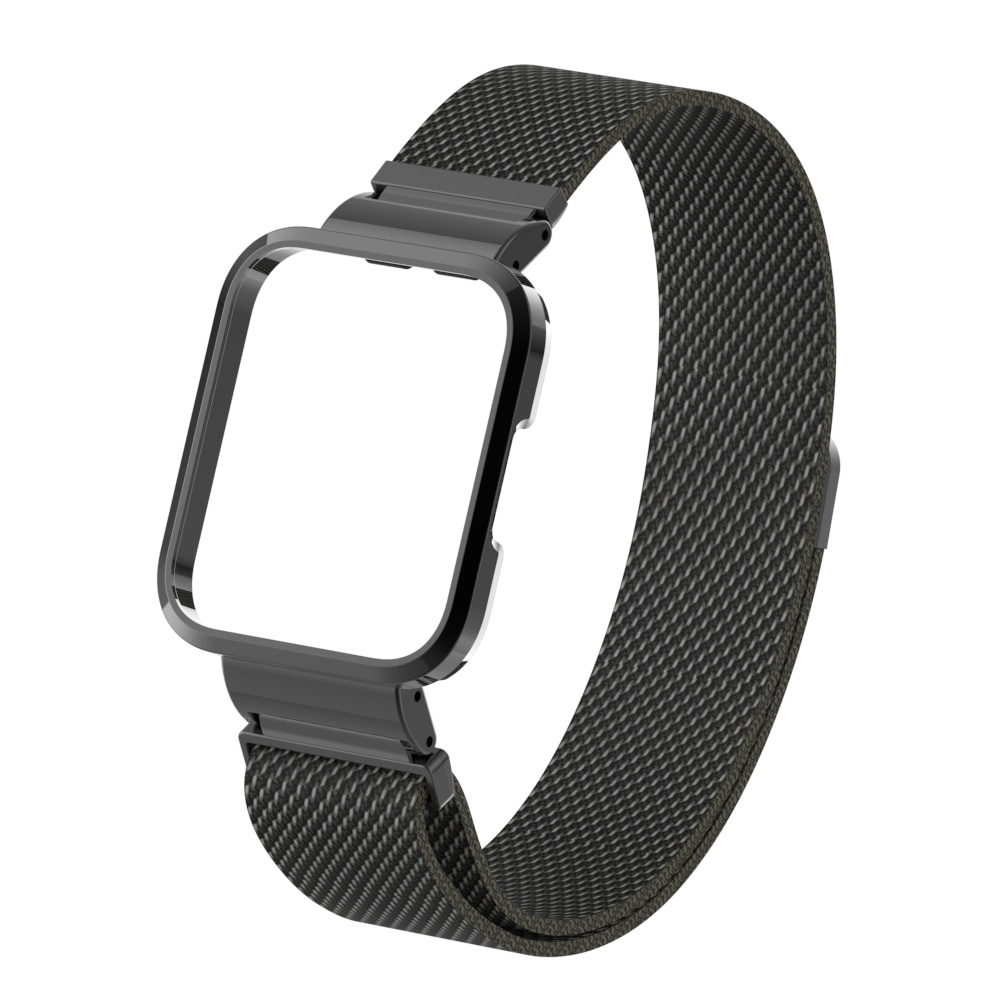 Dây đeo kim loại Milanese và khung bảo vệ cho đồng hồ thông minh Xiaomi Redmi Watch 2 Lite Miwatch 2 Lite