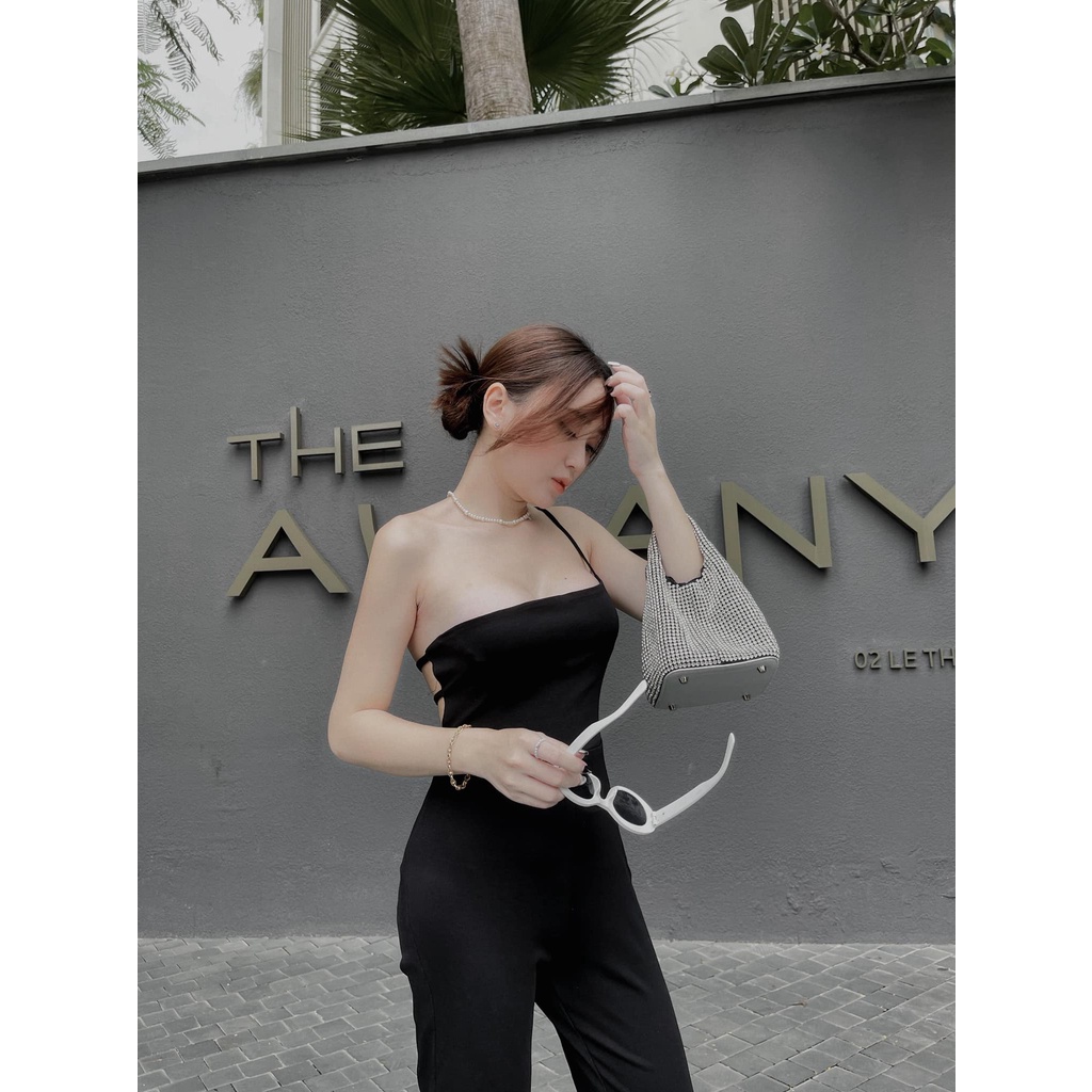 Jumpsuit Dây Ống Loe