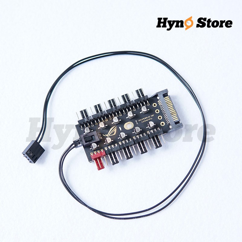 Hub chia fan 10 cổng PWM nguồn cấp sata – Hyno Store