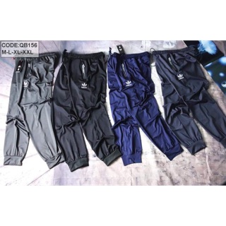 Quần jogger nam 2 dây kéo ép