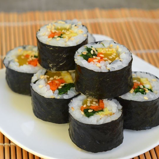 Rong biển cuộn cơm Hàn Quốc làm cơm nắm, Sushi, Kimbap gói 10 lá (24g)