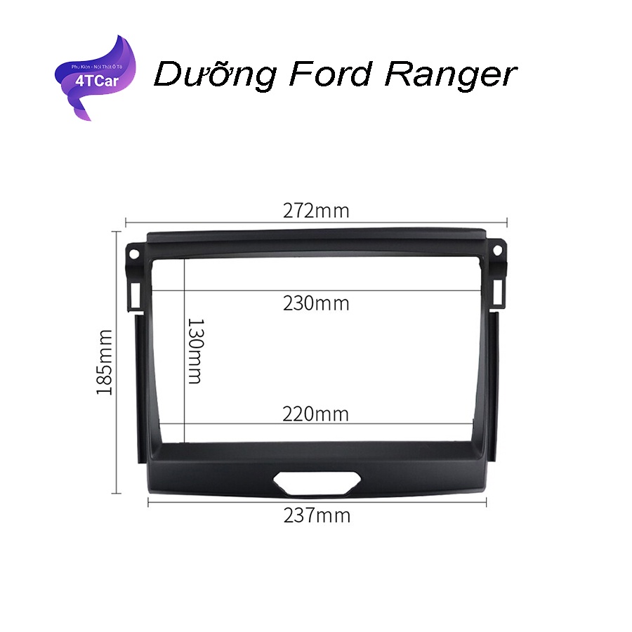 Mặt dưỡng Ford Ranger 2016-2019 (9 inch)