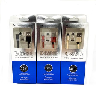 Sạc nam châm 3 đầu chân Micro usb, chân Type C, chân ip