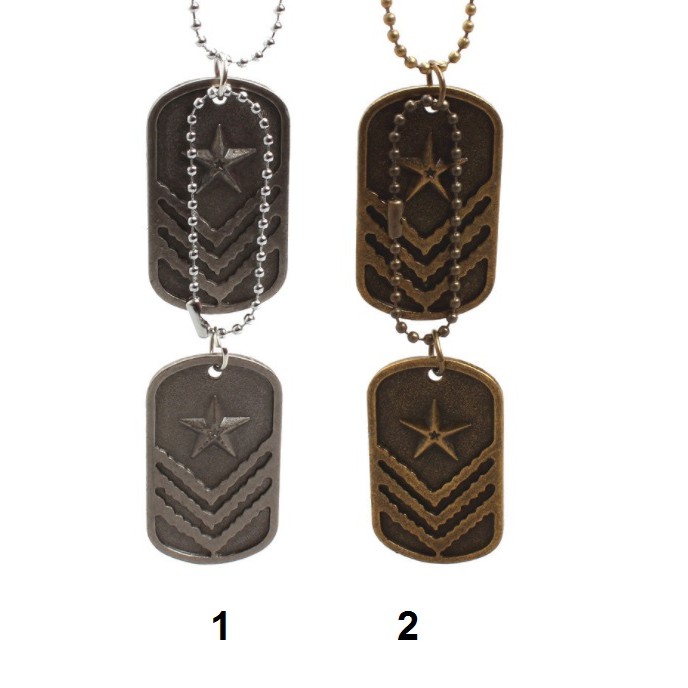 Dây chuyền nam vòng cổ Dogtag Dog tag