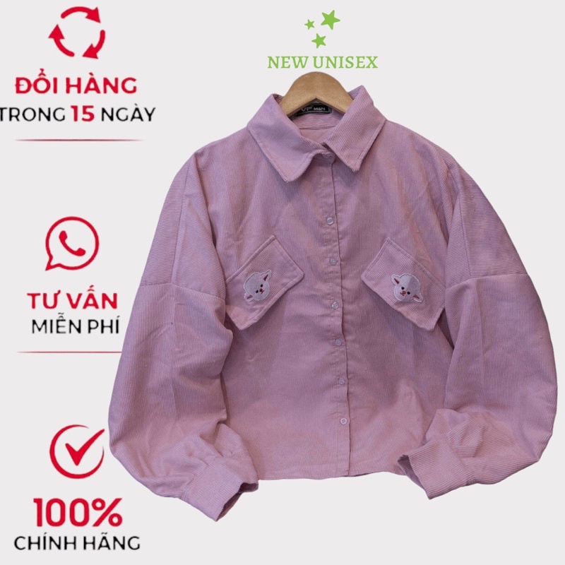 Áo Khoác Sơ Mi Nhiều Màu Thêu Cừu Chất Nhung Kiểu ulzzang Hotttrend TP117 [NewUnisex]