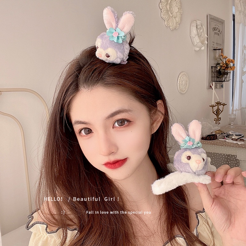 Băng Đô Tai Thỏ 2022 Bằng Lông Nhung Dễ Thương Xinh Xắn Dành Cho Nữ