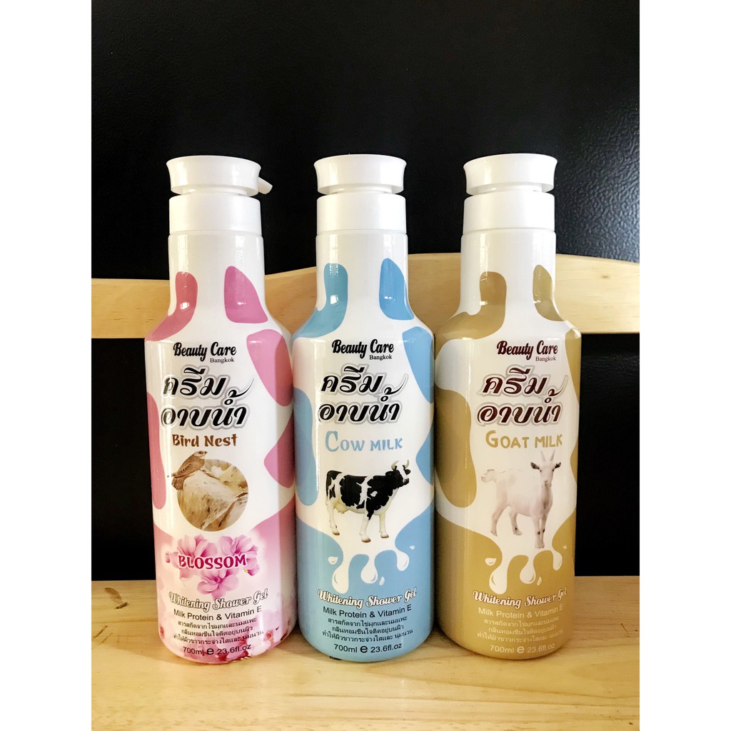 Sữa tắm bò dê beauty care bangkok Thái Lan chai 700ml