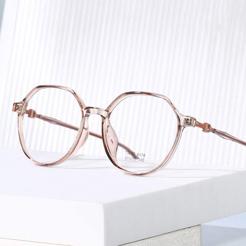 Mắt Kính Đa Giác Trong Suốt Chống Bức Xạ Từ Máy Tính 0°~600°