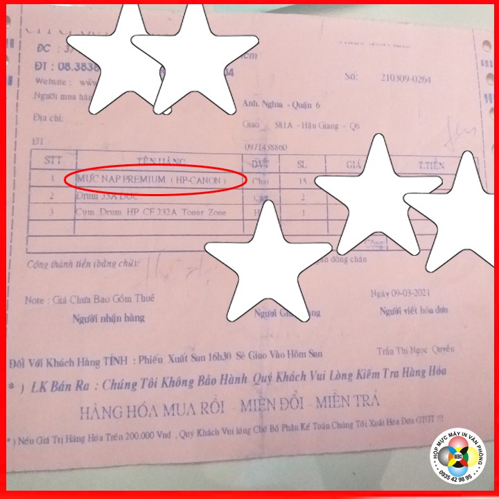 CHAI MỰC NẠP HP-CANON CHO  MÁY IN LASER TRẮNG ĐEN CANON – HP, KHÔNG PHÂN BIỆT MODEL, ĐỜI MÁY CŨ HAY MỚI HIỆN NAY