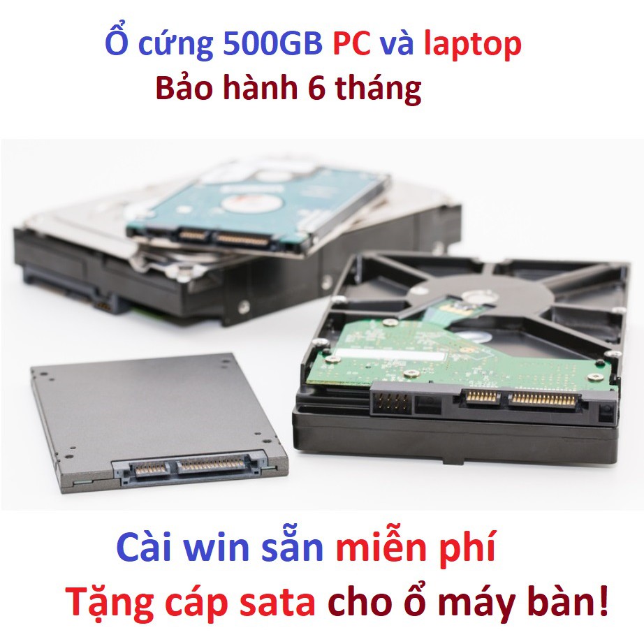 Ổ cứng 500gb PC & laptop hdd 500gb laptop desktop pc máy bàn hàng kho Nhật rã máy | BigBuy360 - bigbuy360.vn