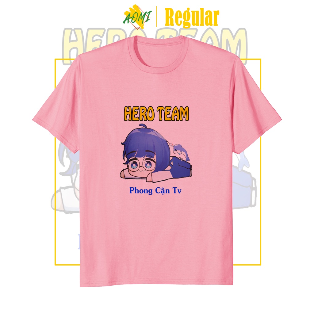 ÁO THUN UNISEX PHONG CAN HERO TEAM PHÔNG NAM NỮ GIA ĐÌNH CẶP ĐÔI CÓ SIZE TRẺ EM AOMIVN