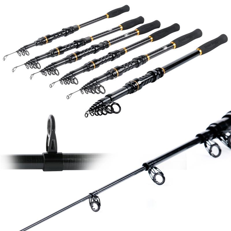  Sougayilang Sougayilang Carbon Có Thể Thu Vào Cần Câu Cá Biển Du Lịch Ngoài Trời Di Động Câu Cá Cần Câu Cá 1.8-3.3 Mét Nhiều Mô Hình Dụng Cụ Câu Cá 