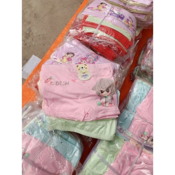 Quần chip bé gái, quần chip đùi cho bé, Quần chip đùi QC cho bé gái (8-30kg)