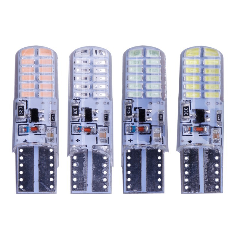 Đèn Tín Hiệu Kevanly 24 Bóng LED T10 W5W 12V Cho Xe Hơi