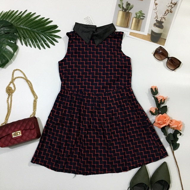 Đầm xoè cổ peter ảnh chụp thật 100%