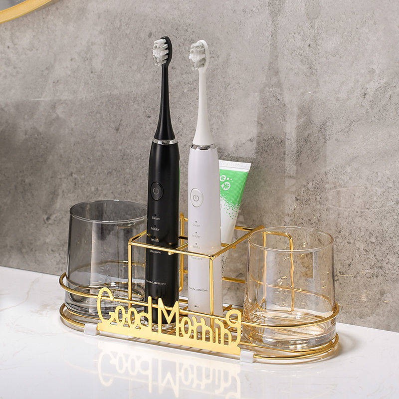 kệ lò vi sóngđời Giá đỡ cốc đựng bàn chải đánh răng đơn giản | BigBuy360 - bigbuy360.vn