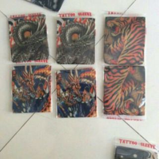Găng tay hình xăm 3D thun lưới