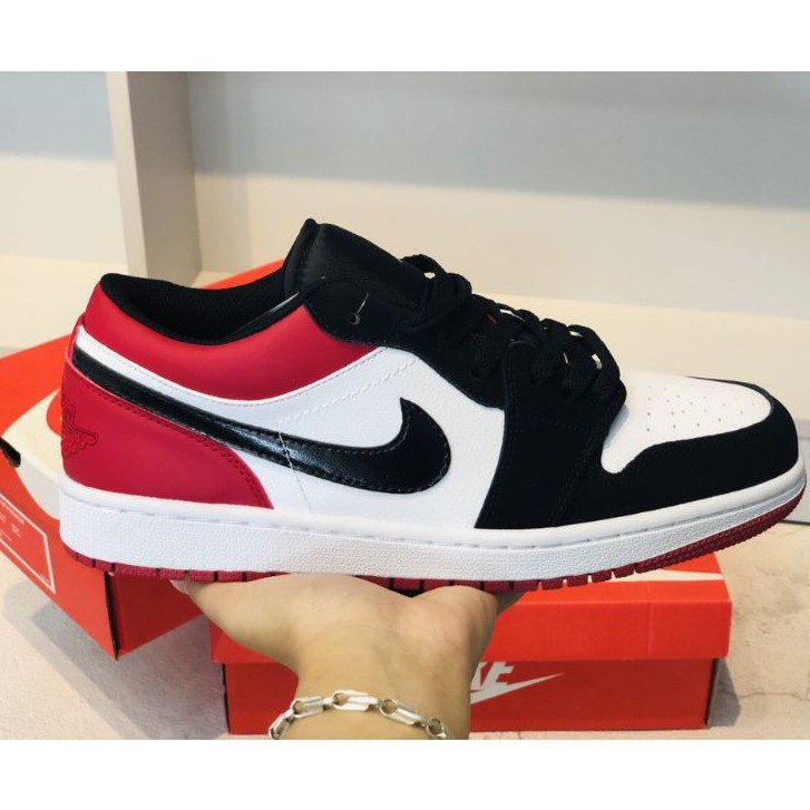 Giày thể thao nữ jodan cổ thấp, giày nữ sneaker jordan đen trắng cổ thấp các mầu nam nữ đủ size 36-43 | BigBuy360 - bigbuy360.vn