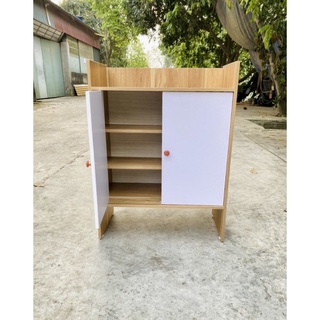 Tủ giày gỗ cánh trắng 3 ngăn