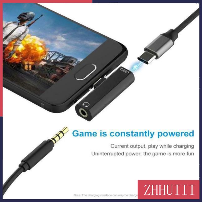 Bộ chuyển đổi âm thanh micrô bên ngoài JT type C USB C sang 3.5mm Aux