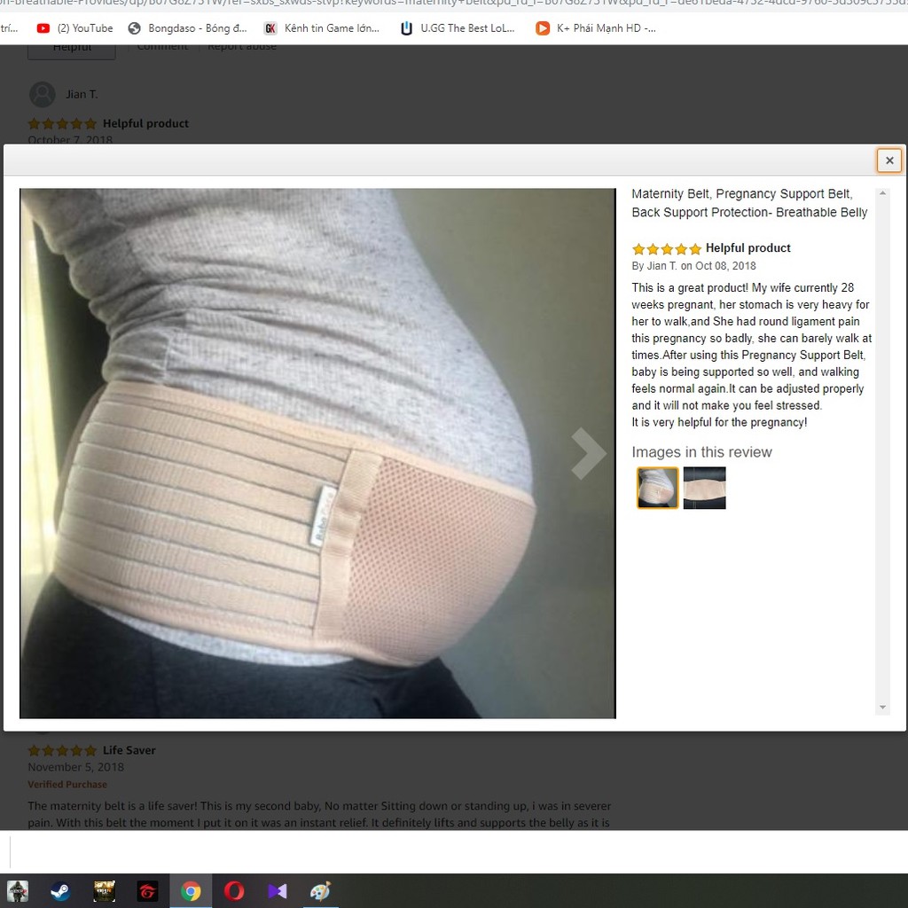 Đai nâng đỡ bụng bầu - Maternity belt