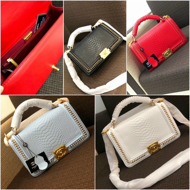 Chanel boy rắn 25cm