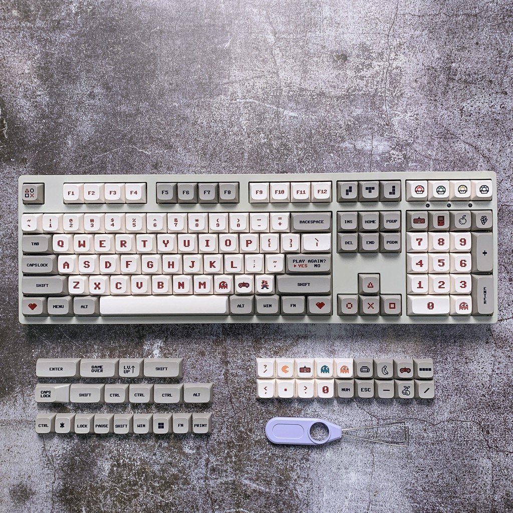 Keycap XDA RETRO GAMEBOY Thick PBT Dyesub 146 Phím | Gearbros