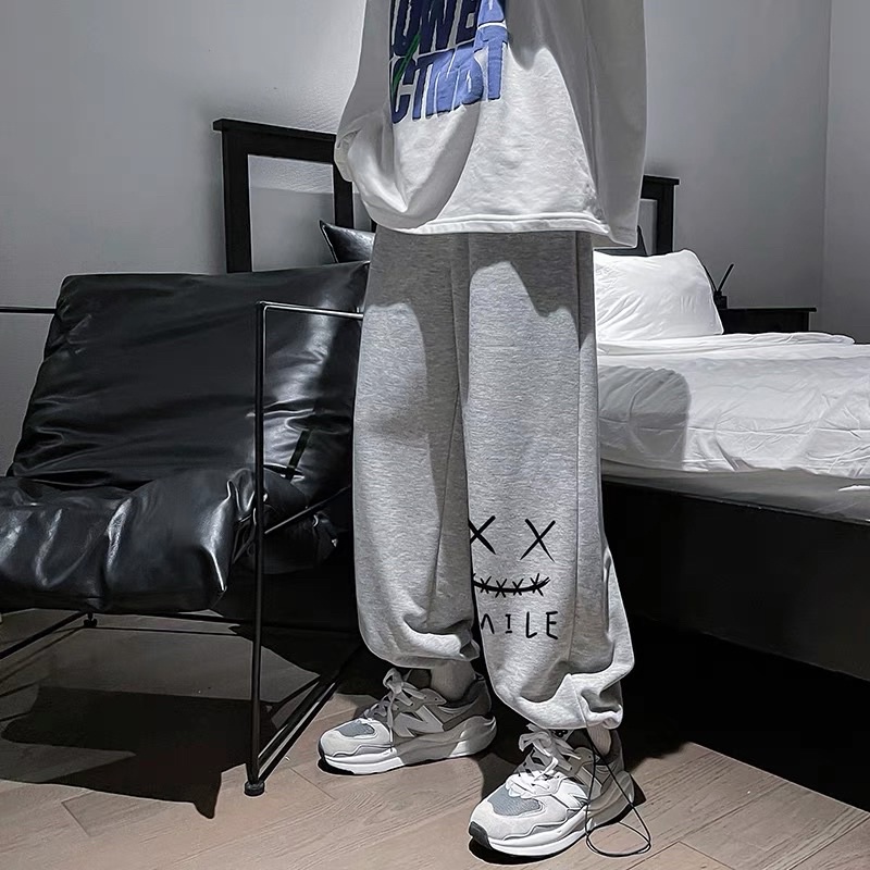 Quần LONGPANT Dây Rút Hoạ Tiết SMILE