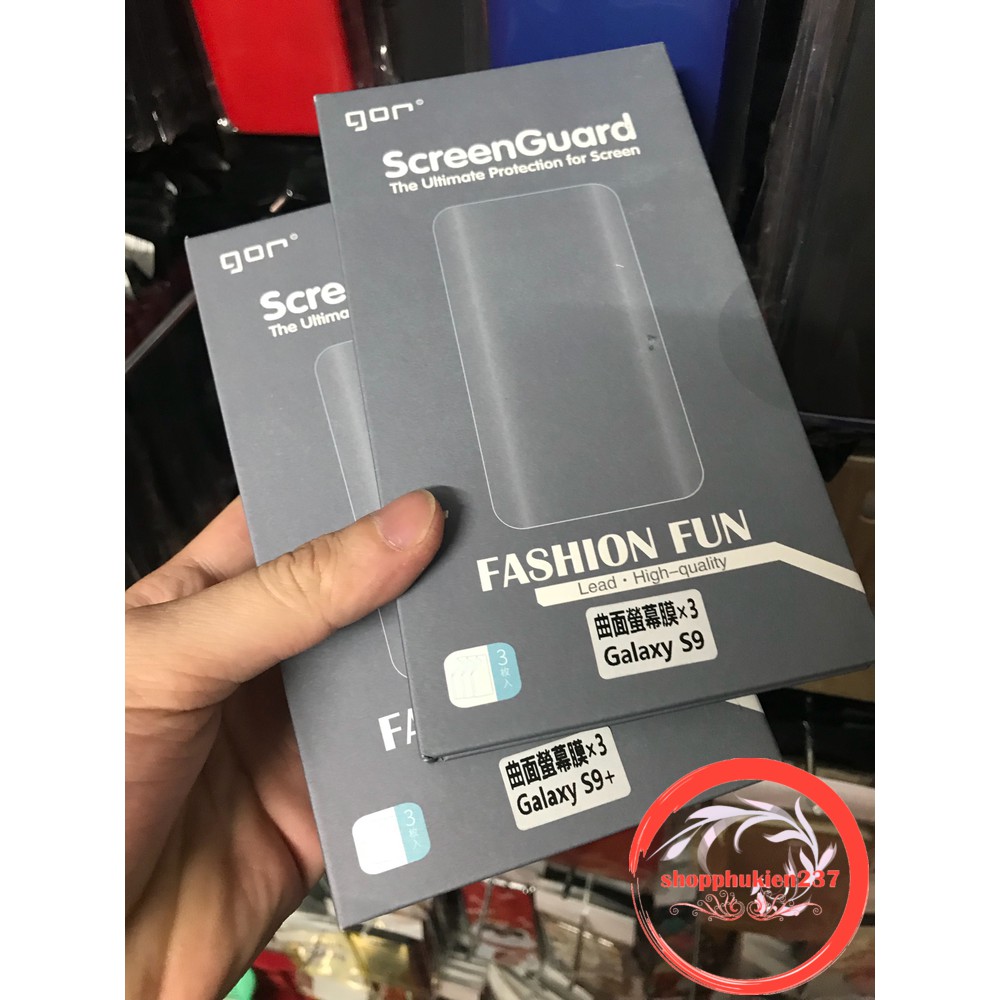 [Freeship toàn quốc từ 50k] BỘ DÁN DẺO GOR DÀNH CHO SAMSUNG GALAXY S9 , S9 PLUS GỒM 3 MIẾNG MẶT TRƯỚC + CARBON MẶT SAU