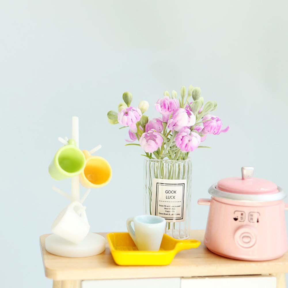 Chậu Hoa Nhà Búp Bê Để Bàn Trang Trí Nội Thất 1: 12