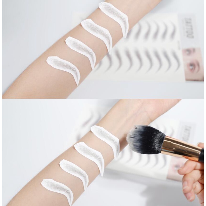 Miếng dán chân mày 4D chống nước lâu trôi tự nhiên