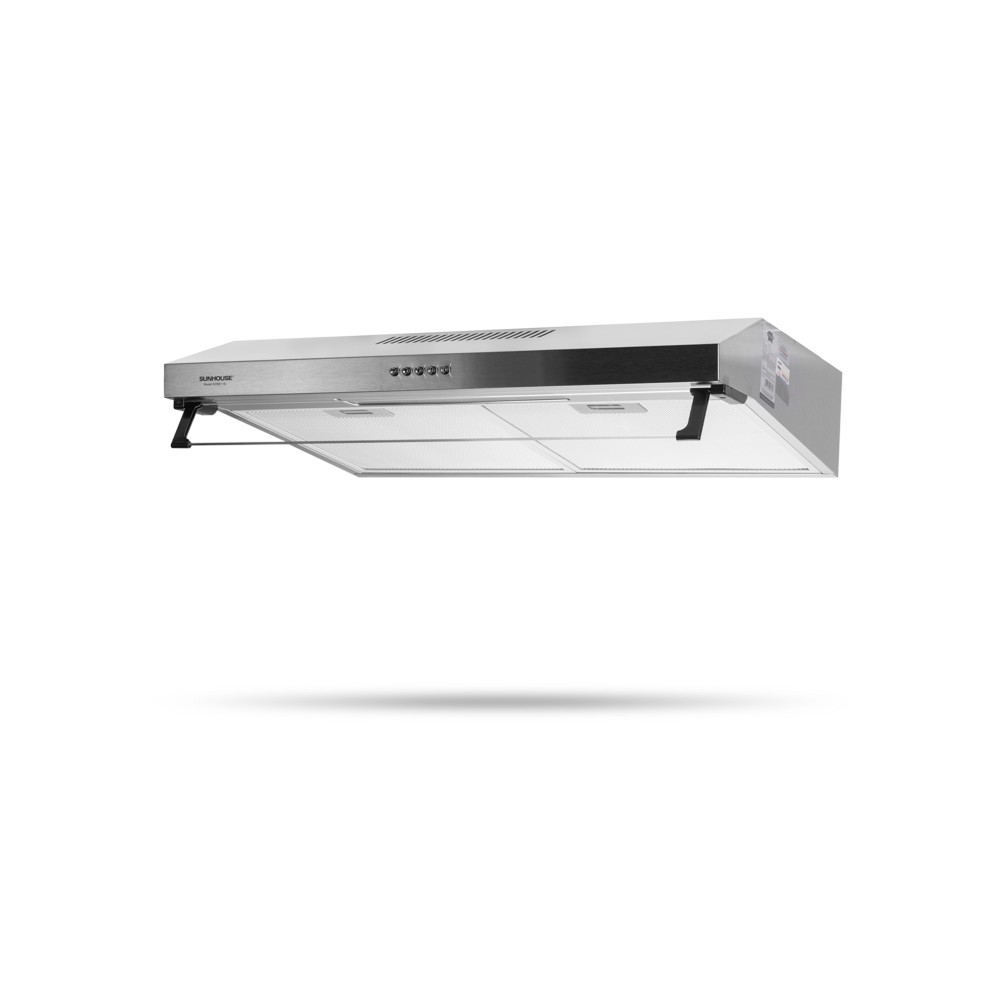 [CHÍNH HÃNG] MÁY HÚT MÙI ÂM TỦ VỎ INOX SUNHOUSE SHB6118I - 3 MỨC CÔNG SUẤT - LƯỚI LỌC NHÔM - BỘ LỌC THAN HOẠT TÍNH (BẠC)