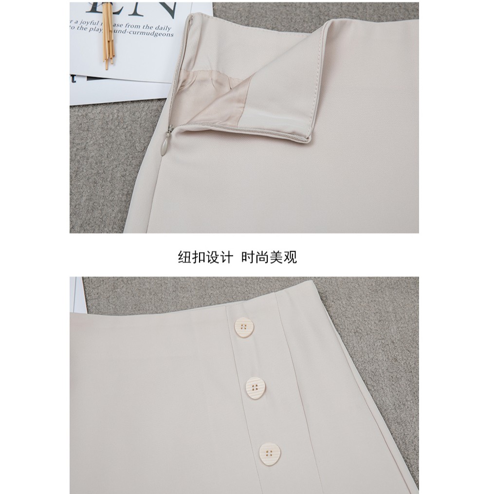 Chân váy xinh qua gối phối cúc CV12 RumHana | BigBuy360 - bigbuy360.vn