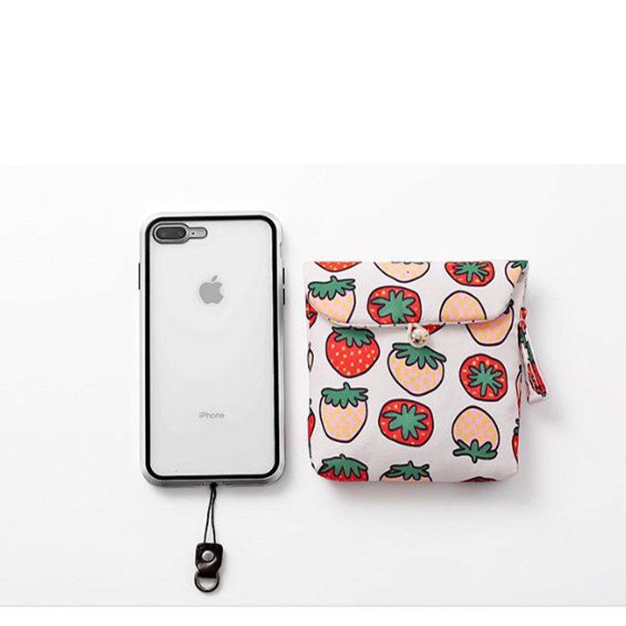 Túi Vải Đựng Băng Vệ Sinh Canvas Dễ Thương, Tiện Ích, Nhỏ Gọn M030
