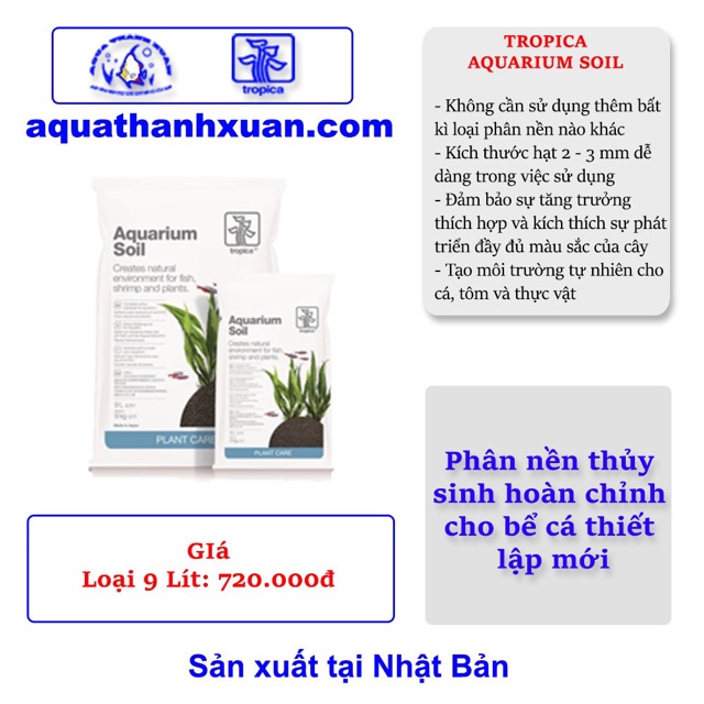 PHÂN NỀN TROPICA BAO 9 lít