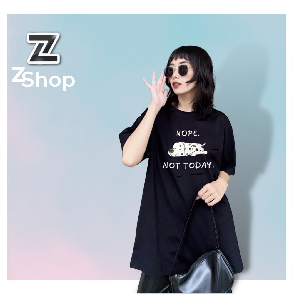 Áo Thun Cặp Đôi ZSHOP Cotton Cao Cấp CHUẨN LOCAL BRAND Unisex Nam Nữ Phông Rộng Hình In Nhiệt 100% Độ Bền Màu Cao ZS77B | BigBuy360 - bigbuy360.vn