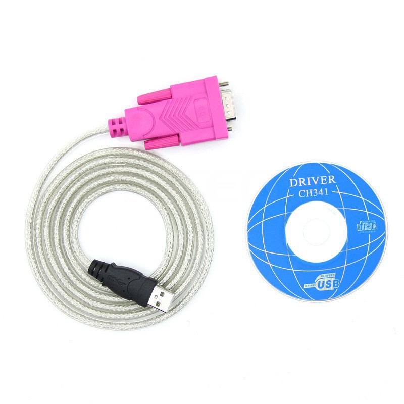 ✇☋❀ Dây chuyển đổi USB to COM RS232 dài 1m8