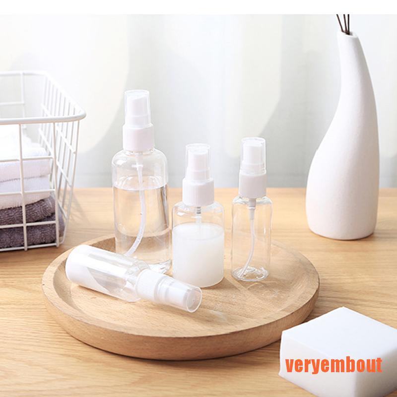[Hàng mới về] Chai xịt đựng mỹ phẩm du lịch trong suốt 30 / 50 / 100ml