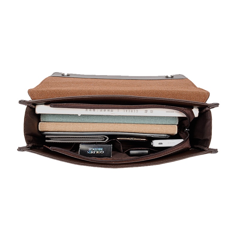 Túi xách đựng laptop/tài liệu bằng da PU phong cách doanh nhân thời trang cho nam