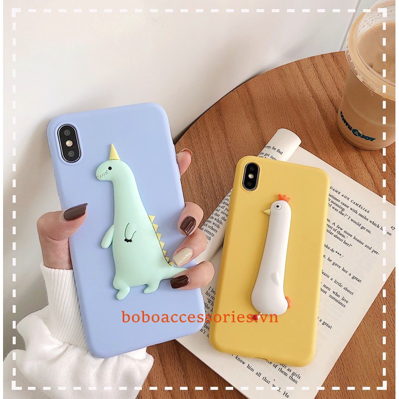 Ốp Lưng Tpu Mềm In Hình Khủng Long Hoạt Hình Cho Xiaomi Redmi 6 6A 5A 5 Plus Note 5A Prime 4 5 7 8A Note 9 9A 8 Mi A3