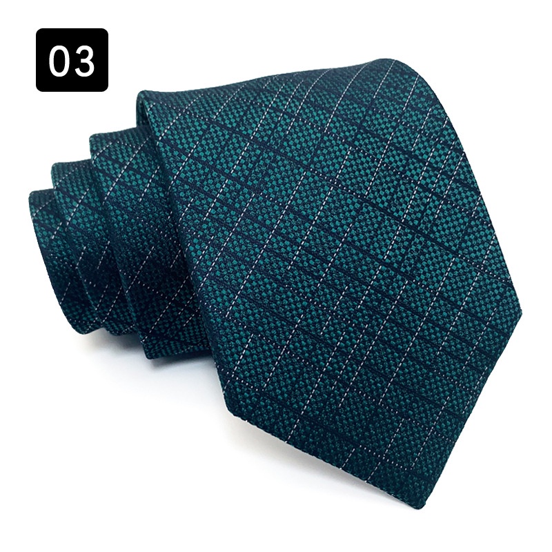 Cà Vạt 8cm Họa Tiết Kẻ Sọc Thời Trang Lịch Lãm Cho Nam