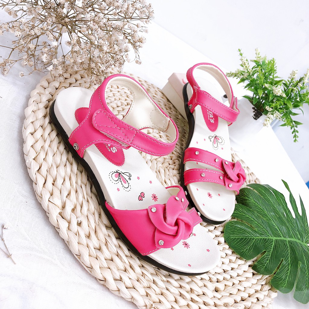 Sandal bé gái Bita's SOB.231 (Đỏ + Hồng) Size 31-37