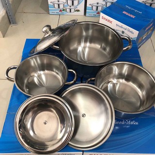 BỘ 3 NỒI INOX SHARK THÁI LAN