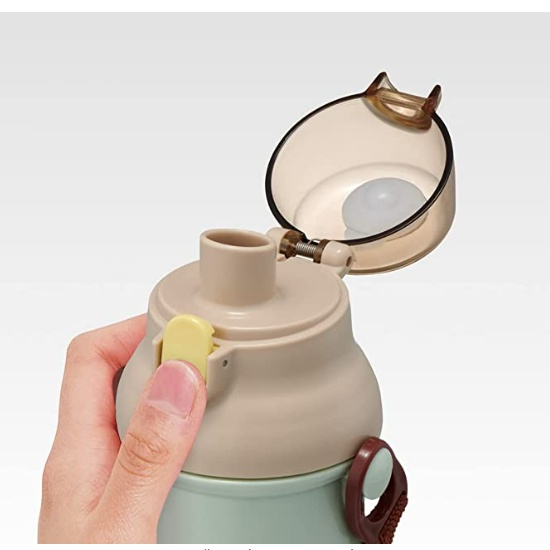 Bình Nước Bằng Nhựa Kháng Khuẩn 480ml Có Chip & Dale Disney Sản Xuất Tại Nhật Bản
