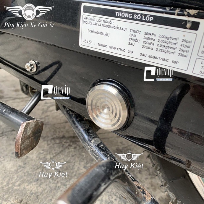 Núm Chụp Hộp Sên, Nắp Đậy Catte Salaya Thái Inox 304 Gắn Xe Wave, Dream MS5266